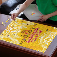 Anastasis College Puzzle Tonga Ngatu Pattern - Polynesian Pride
