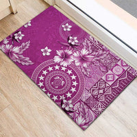 Cook Islands Rubber Doormat Fandango Hibiscus And Stars