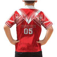 Custom Tahiti Football Family Matching Mermaid Dress and Hawaiian Shirt Coat Of Arms Polynesian Tribal Pattern LT05 - Polynesian Pride