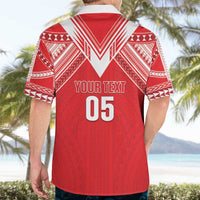 Custom Tahiti Football Hawaiian Shirt Coat Of Arms Polynesian Tribal Pattern LT05 - Polynesian Pride