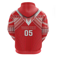 Custom Tahiti Football Hoodie Coat Of Arms Polynesian Tribal Pattern LT05 - Polynesian Pride