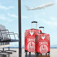 Tahiti Football Luggage Cover Coat Of Arms Polynesian Tribal Pattern LT05 - Polynesian Pride