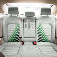 Custom New Zealand Fern Football Back Car Seat Cover Simple Style LT05 - Polynesian Pride