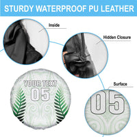 Custom New Zealand Fern Football Spare Tire Cover Simple Style LT05 - Polynesian Pride