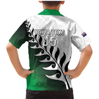 Custom New Zealand Football Family Matching Mermaid Dress and Hawaiian Shirt Go Aotearoa LT05 - Polynesian Pride