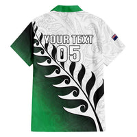 Custom New Zealand Football Hawaiian Shirt Go Aotearoa
