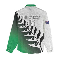 Custom New Zealand Football Women Casual Shirt Go Aotearoa