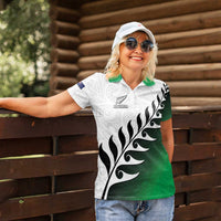 Custom New Zealand Football Women Polo Shirt Go Aotearoa LT05 - Polynesian Pride