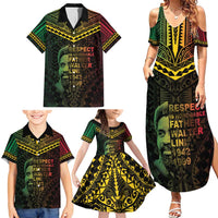 Happy Vanuatu Father Lini Day Family Matching Summer Maxi Dress and Hawaiian Shirt LT05 - Polynesian Pride