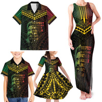 Happy Vanuatu Father Lini Day Family Matching Tank Maxi Dress and Hawaiian Shirt LT05 - Polynesian Pride