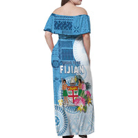 Fiji Day Family Matching Off Shoulder Maxi Dress and Hawaiian Shirt Proud To Be Fijian LT05 - Polynesian Pride
