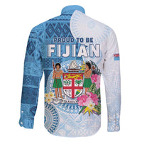 Fiji Day Family Matching Off Shoulder Short Dress and Hawaiian Shirt Proud To Be Fijian LT05 - Polynesian Pride