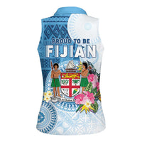 Fiji Day Women Sleeveless Polo Shirt Proud To Be Fijian LT05 - Polynesian Pride