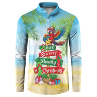 Hawaii Christmas Button Sweatshirt Have A Very Beachy Christmas