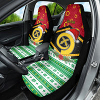 Personalized Vanuatu Christmas Car Seat Cover Santa God Yumi LT05 - Polynesian Pride