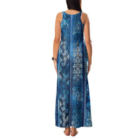 Hawaii Makahiki Turtle Family Matching Tank Maxi Dress and Hawaiian Shirt Galaxy Tapa Pattern LT05 - Polynesian Pride