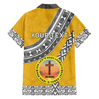 Personalised Anastasis College Family Matching Off Shoulder Short Dress and Hawaiian Shirt Tonga Unique Style LT05 - Polynesian Pride