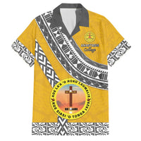 Personalised Anastasis College Family Matching Puletasi and Hawaiian Shirt Tonga Unique Style - Polynesian Pride