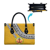 Personalised Anastasis College Leather Bag Tonga Unique Style - Polynesian Pride