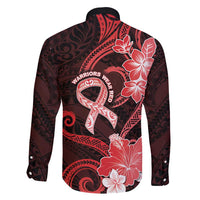 Heart Health Awareness Family Matching Puletasi and Hawaiian Shirt Warrior Wears Red Polynesian Style LT05 - Polynesian Pride
