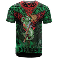 New Zealand ANZAC Day T Shirt Aotearoa Hei Tiki
