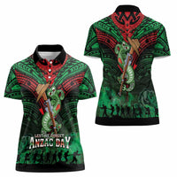 New Zealand ANZAC Day Women Polo Shirt Aotearoa Hei Tiki LT05 - Polynesian Pride