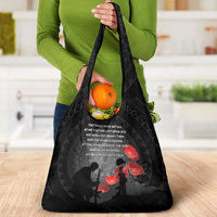Cook Islands ANZAC Day Grocery Bag Soldier Silhouette Remembrance