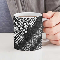 Hawaii Papakolea Born And Raised Ceramic Mug Hawaiian Tribal Pattern