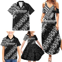 Hawaii Papakolea Born And Raised Family Matching Summer Maxi Dress and Hawaiian Shirt Hawaiian Tribal Pattern LT05 - Polynesian Pride
