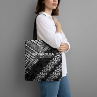 Hawaii Papakolea Born And Raised Tote Bag Hawaiian Tribal Pattern