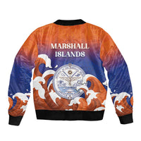 Marshall Islands Fishermen's Day Bomber Jacket It's Fishing Time LT05 - Polynesian Pride