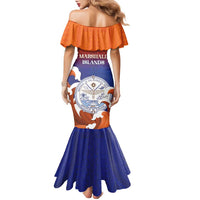 Marshall Islands Fishermen's Day Family Matching Mermaid Dress and Hawaiian Shirt It's Fishing Time LT05 - Polynesian Pride