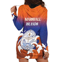 Marshall Islands Fishermen's Day Hoodie Dress It's Fishing Time LT05 - Polynesian Pride