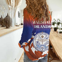 Marshall Islands Fishermen's Day Women Casual Shirt It's Fishing Time LT05 - Polynesian Pride