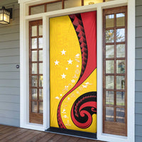 Papua New Guinea 50th Independence Anniversary Door Cover Special Style Yellow Version - Polynesian Pride
