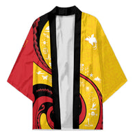 Papua New Guinea Independence Kimono Special Style Yellow Version LT05 Unisex Yellow - Polynesian Pride