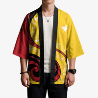 Papua New Guinea Independence Kimono Special Style Yellow Version LT05 - Polynesian Pride