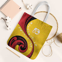 Papua New Guinea 50th Independence Anniversary Tote Bag Special Style Yellow Version - Polynesian Pride