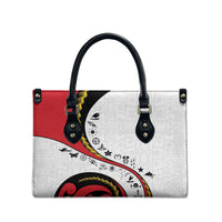 Papua New Guinea Independence Leather Bag Special Style White Version LT05 - Polynesian Pride