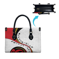 Papua New Guinea Independence Leather Bag Special Style White Version LT05 - Polynesian Pride