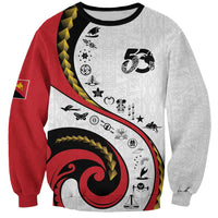 Papua New Guinea Independence Sweatshirt Special Style White Version LT05 Unisex White - Polynesian Pride