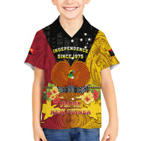 Personalized Papua New Guinea Independence Day Hawaiian Shirt Bird Of Paradise With Polynesian Pattern LT05 - Polynesian Pride