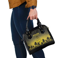 Palau Independence Day Shoulder Handbag Palauan Tattoo Pattern - Polynesian Pride