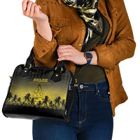Palau Independence Day Shoulder Handbag Palauan Tattoo Pattern - Polynesian Pride