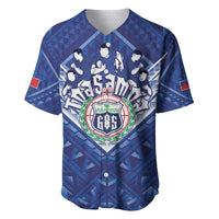 Toa Samoa Rugby Custom Baseball Jersey Samoan Pride With Tribal Pattern - Polynesian Pride
