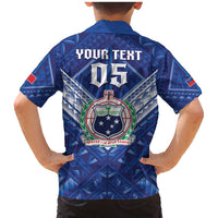 Toa Samoa Rugby Custom Family Matching Mermaid Dress and Hawaiian Shirt Samoan Pride With Tribal Pattern LT05 - Polynesian Pride