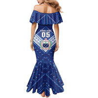 Toa Samoa Rugby Custom Family Matching Mermaid Dress and Hawaiian Shirt Samoan Pride With Tribal Pattern LT05 - Polynesian Pride
