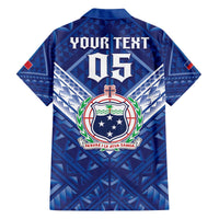 Toa Samoa Rugby Custom Family Matching Off The Shoulder Long Sleeve Dress and Hawaiian Shirt Samoan Pride With Tribal Pattern LT05 - Polynesian Pride