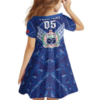 Toa Samoa Rugby Custom Family Matching Tank Maxi Dress and Hawaiian Shirt Samoan Pride With Tribal Pattern LT05 - Polynesian Pride