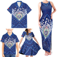 Toa Samoa Rugby Custom Family Matching Tank Maxi Dress and Hawaiian Shirt Samoan Pride With Tribal Pattern LT05 - Polynesian Pride